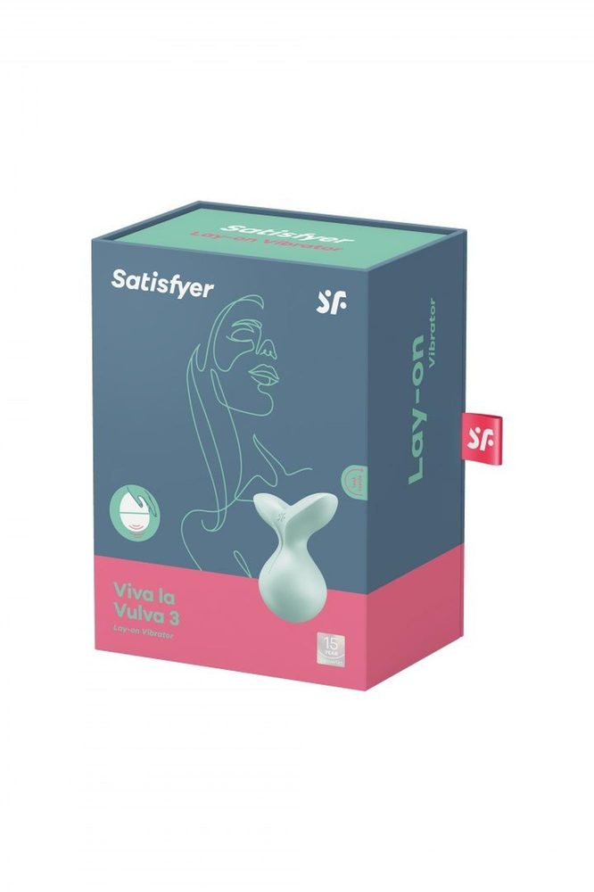 Wibrator mini silikonowy Satisfyer Viva la Vulva 3 mint USB