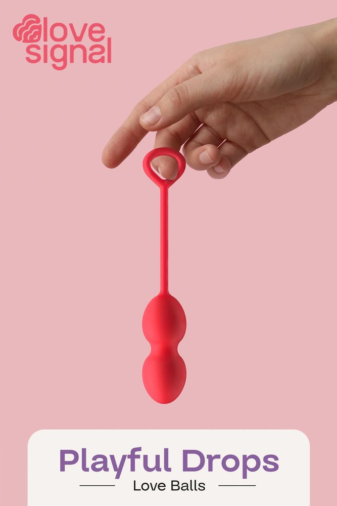 Kulki miłosne Playful Drops Dream Toys silikonowe 17,5 cm
