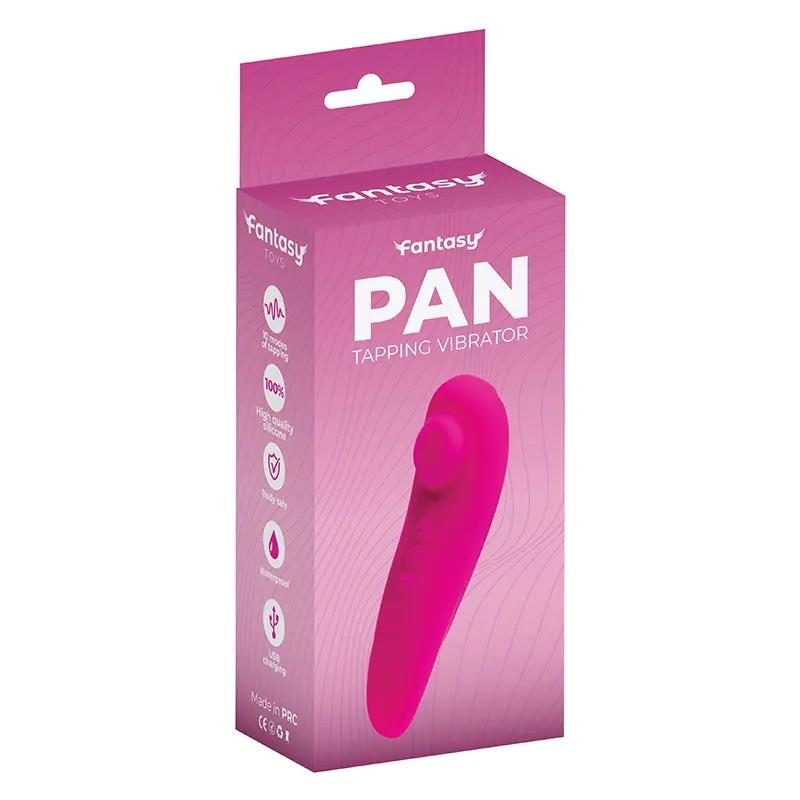 Stymulator łechtaczki silikonowy Pan Fantasy pulsacyjny USB 16,5 cm