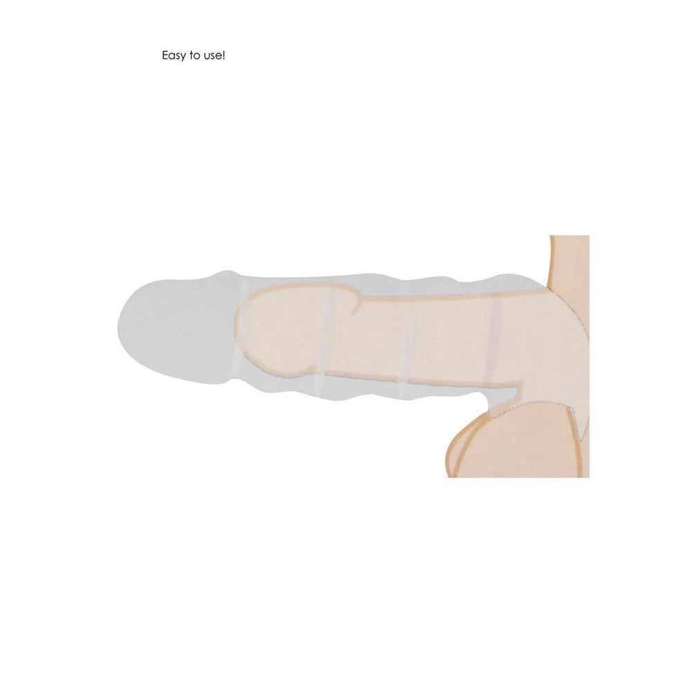 Przedłużka na penisa RealRock realistyczna TPE 22 cm