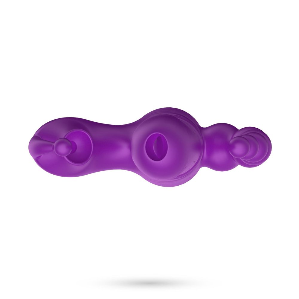 Wibrator punktu G Crushious Wrangler z posuwem i ssaniem USB 23 cm