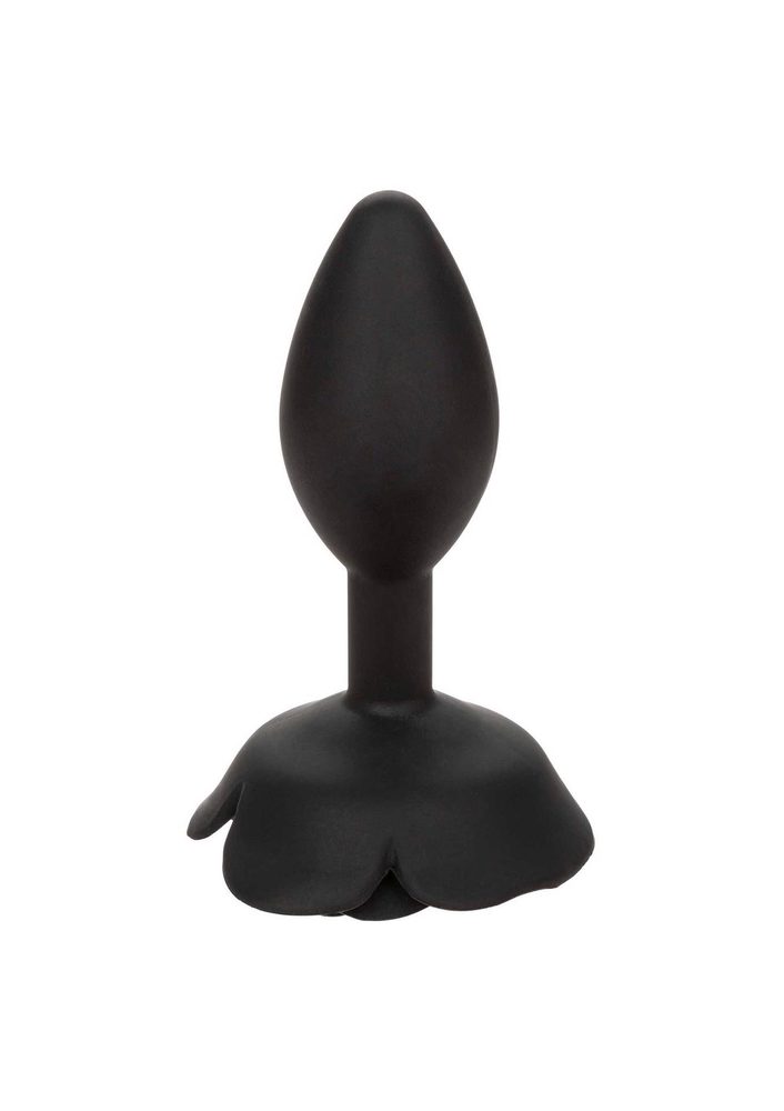 Korek analny silikonowy Calexotics Forbidden Rose duży czarny