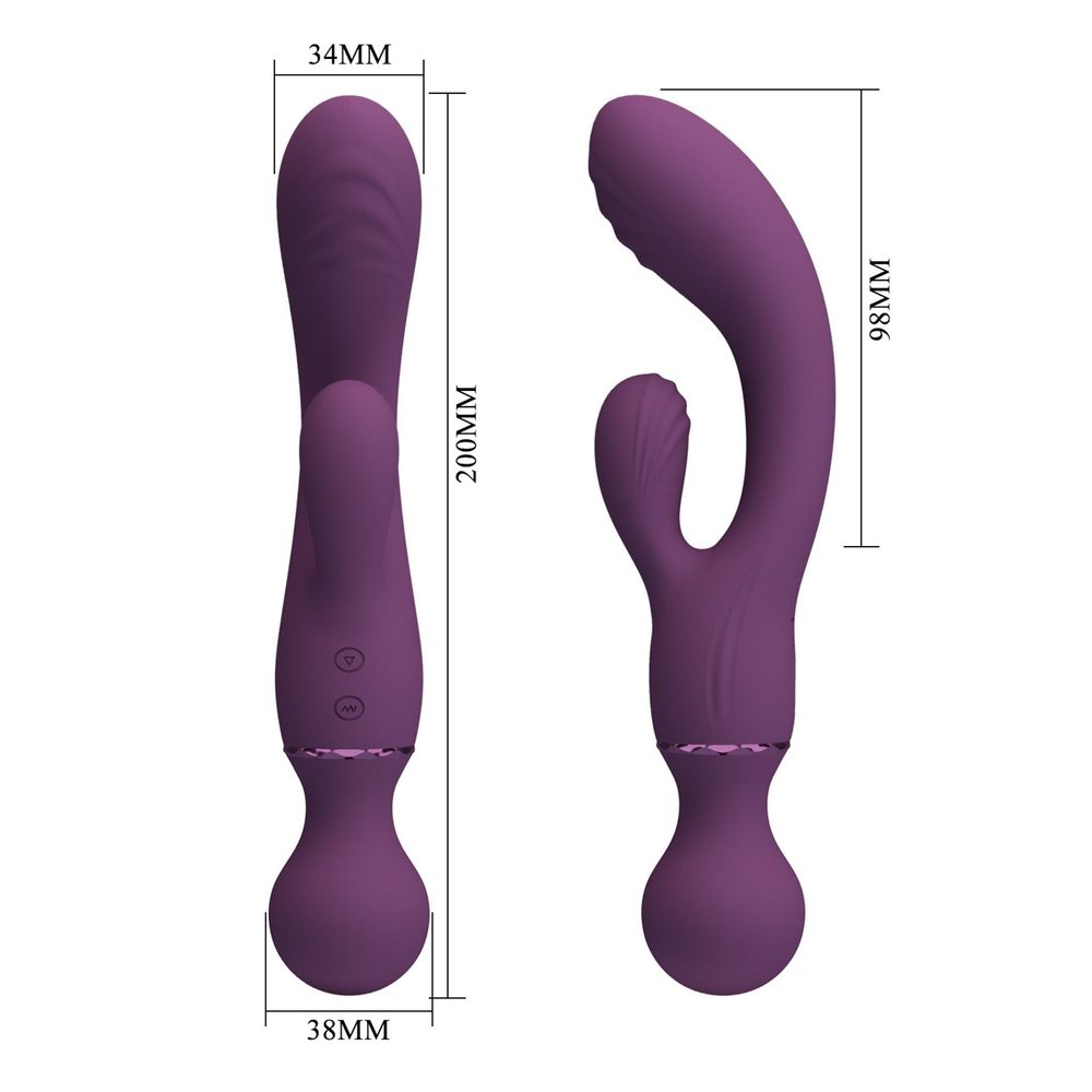 Wibrator króliczek Pretty Love silikonowy USB 20 cm