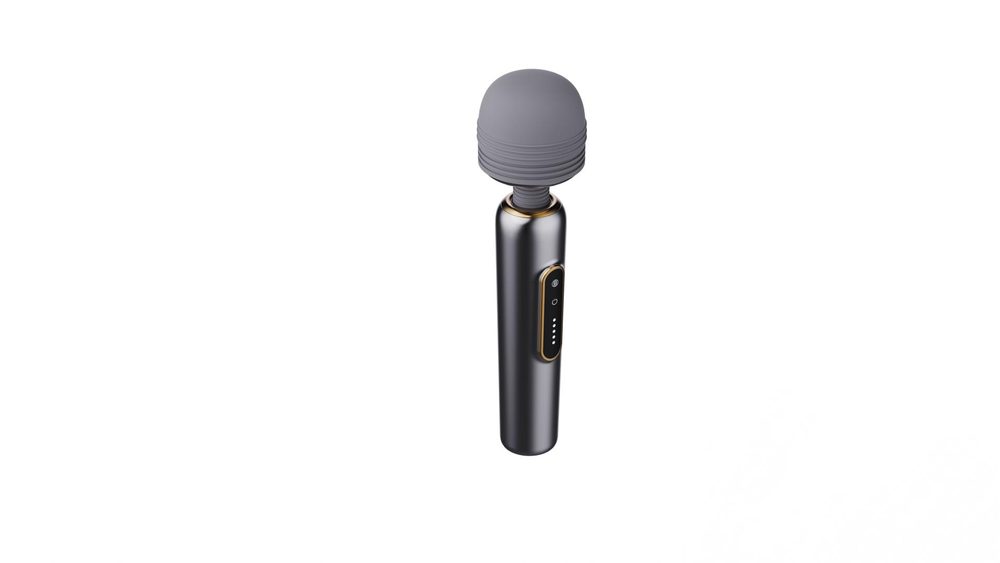 Masażer wand metaliczny silikonowy B Series Cute USB 24 cm