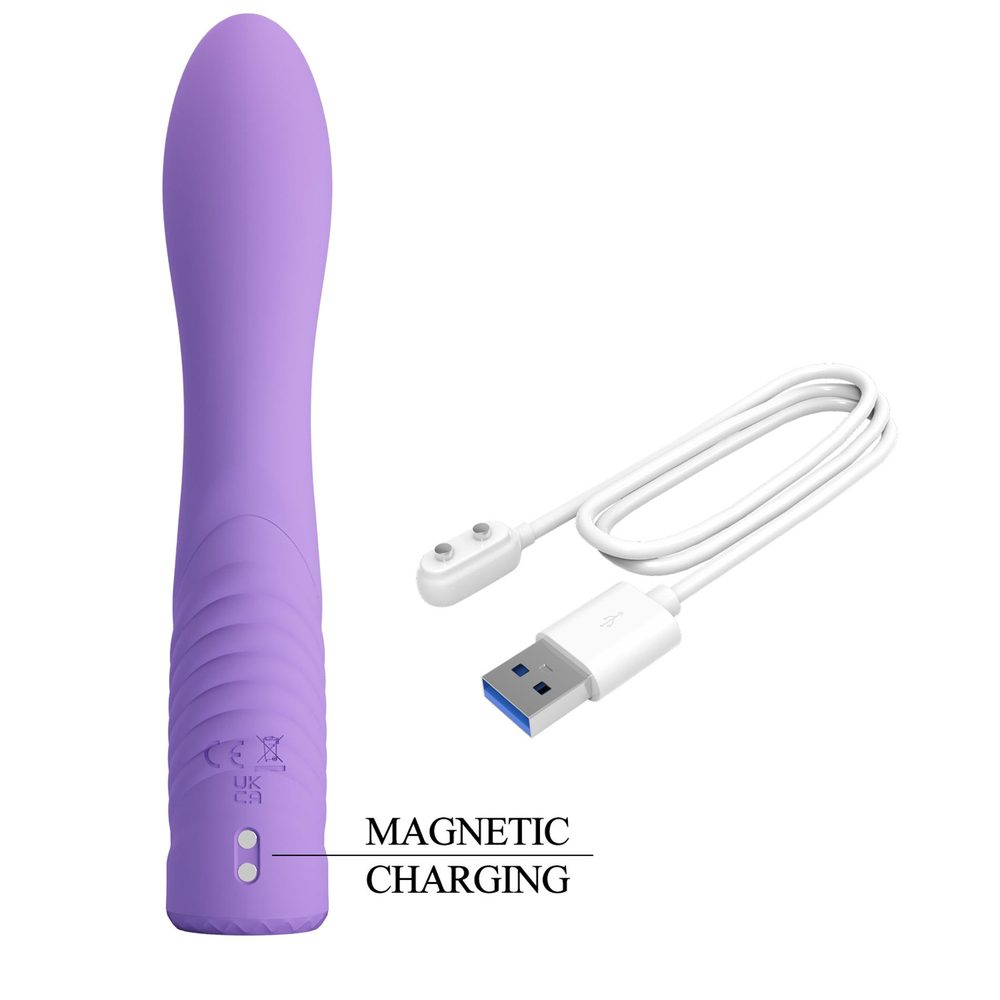 Silikonowy wibrator króliczek Pretty Love Elivia 10 funkcyjny punkt G USB