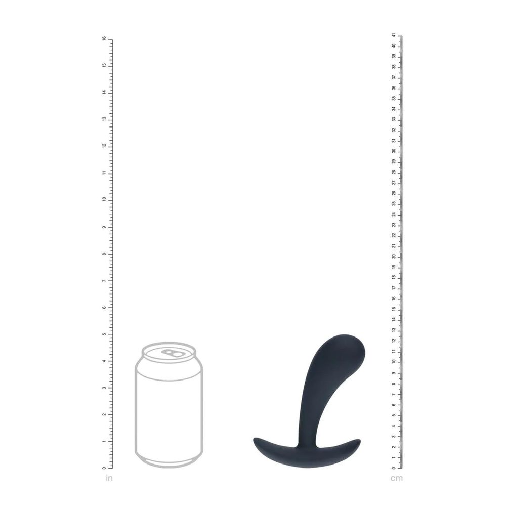 Masażer prostaty wibrujący silikonowy Levelz M czarny 12,5cm