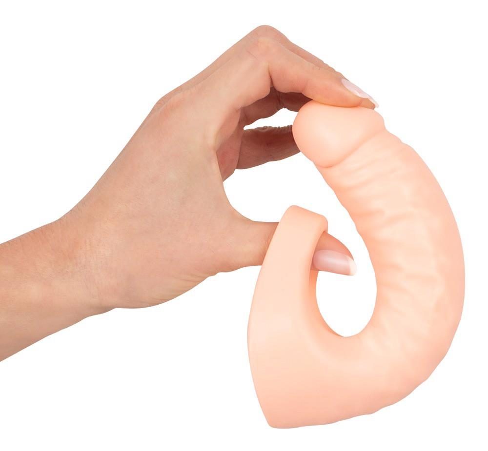Pierścień erekcyjny Realistixxx Double Fucker TPE 18 cm