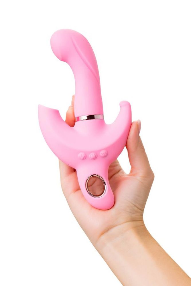 Wibrator króliczek obrotowy JOS Twistme różowy silikonowy USB 19.5 cm