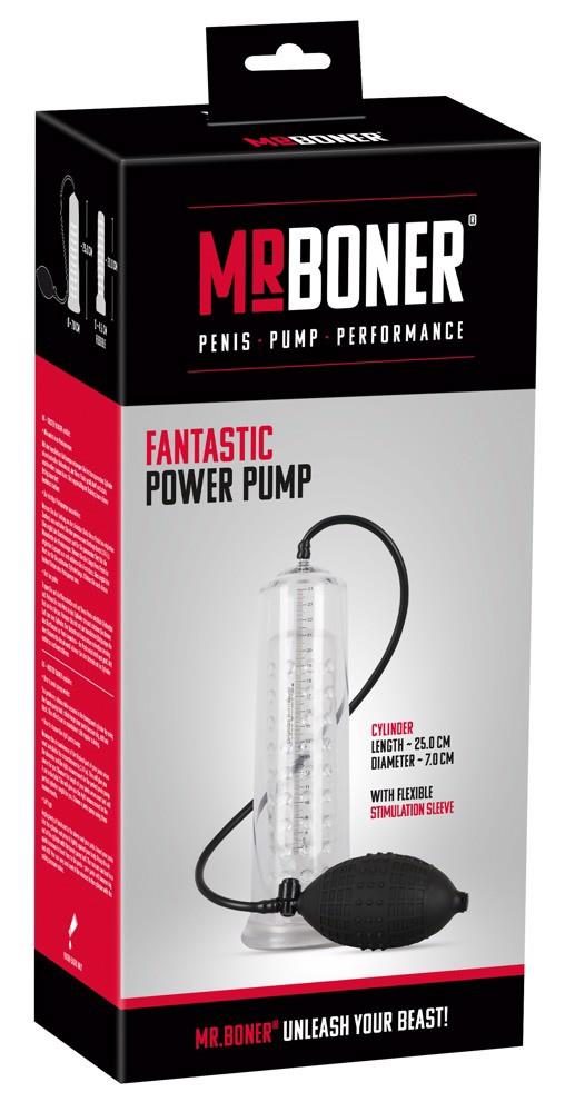 Pompka erotyczna Mister Boner Fantastic Power 25 cm