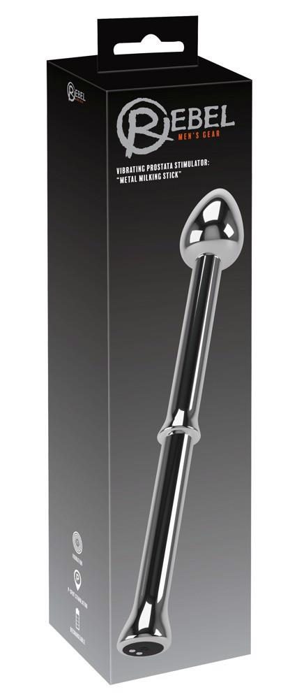 Masażer prostaty Rebel Metal Milking Stick metalowy USB 26,5 cm