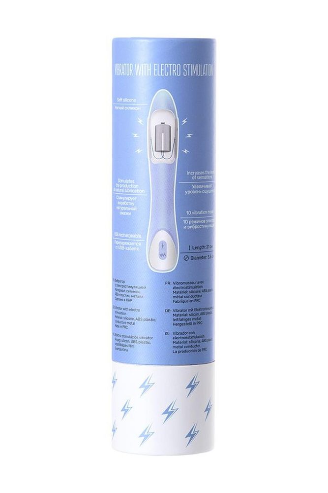 Wibrator punktu G z mikroprądami Physics Tesla silikonowy 21 cm