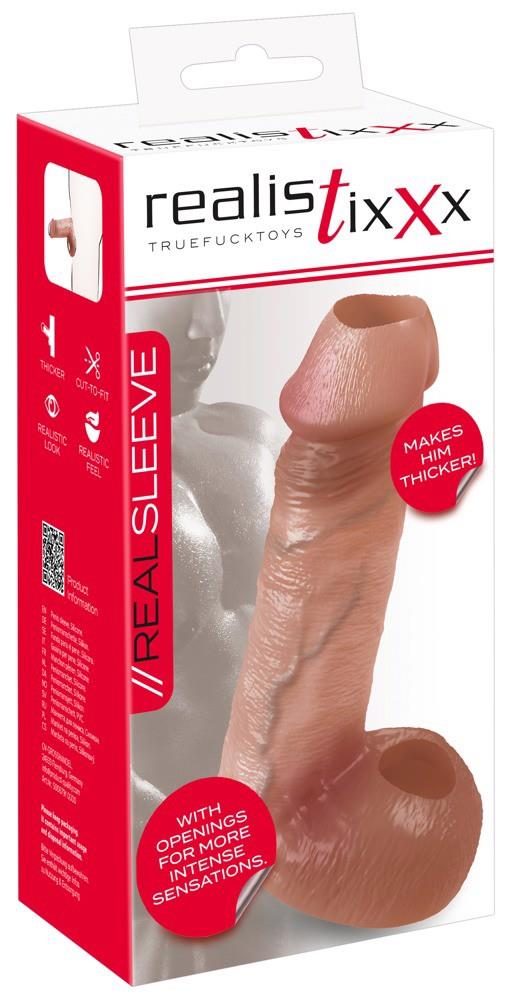 Przedłużka silikonowa Realistixxx Sleeve Intense 16 cm