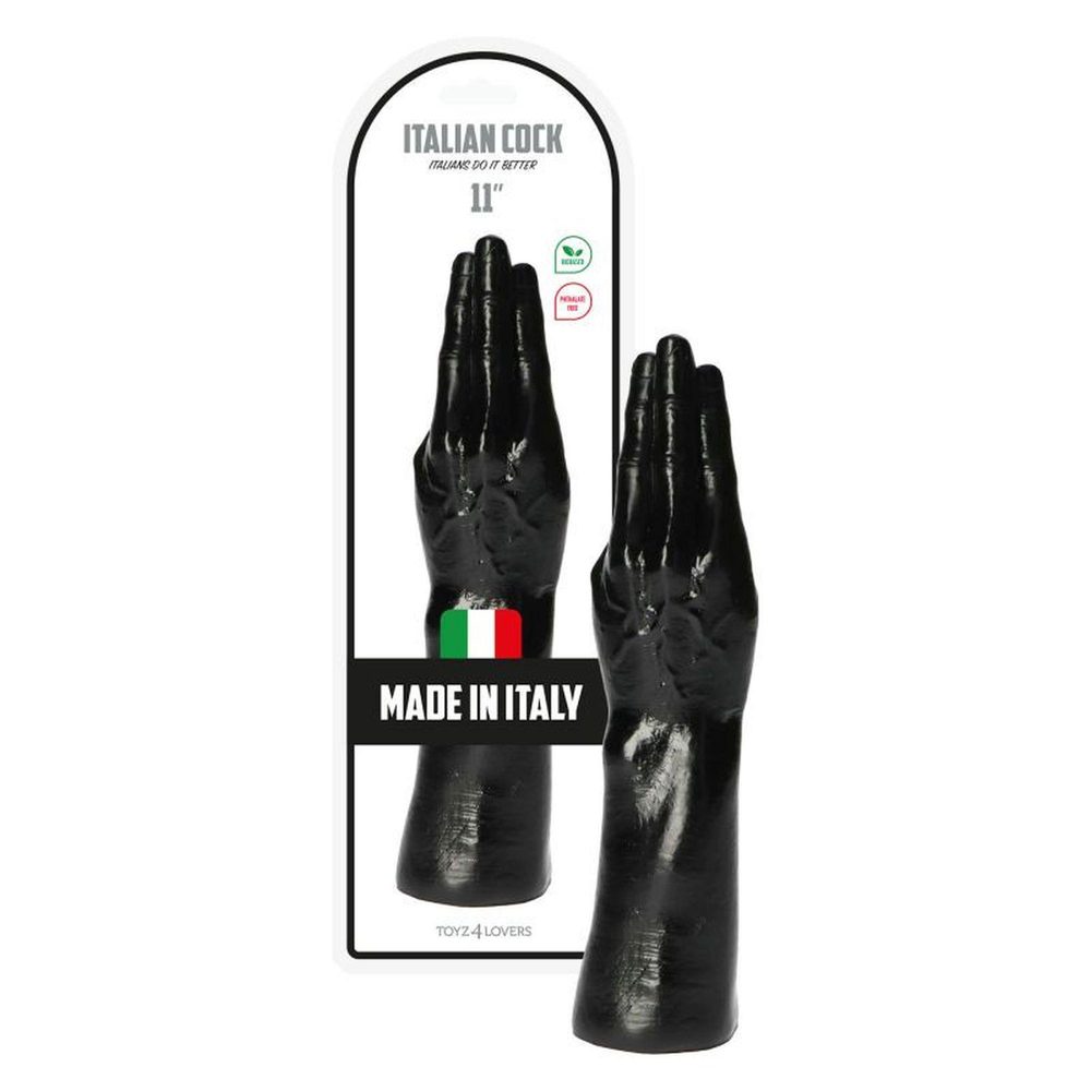 Korek analny do fistingu Toyz4lovers czarny 28 cm