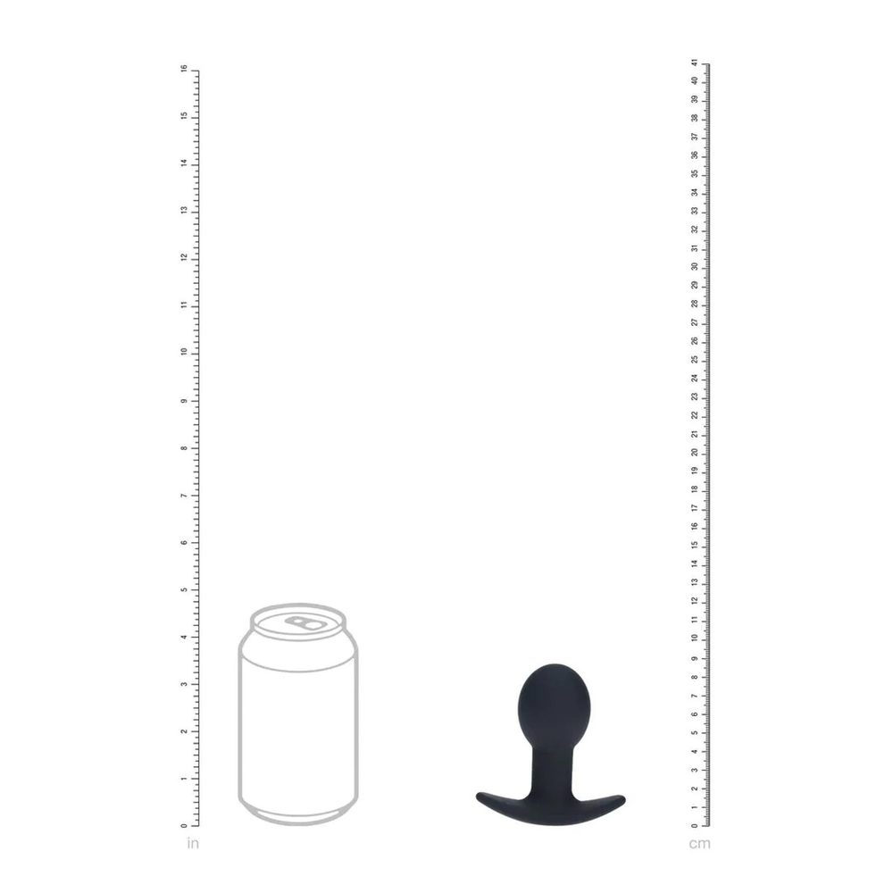 Korek analny wibrujący silikonowy Single Bulb Levelz czarny 9cm