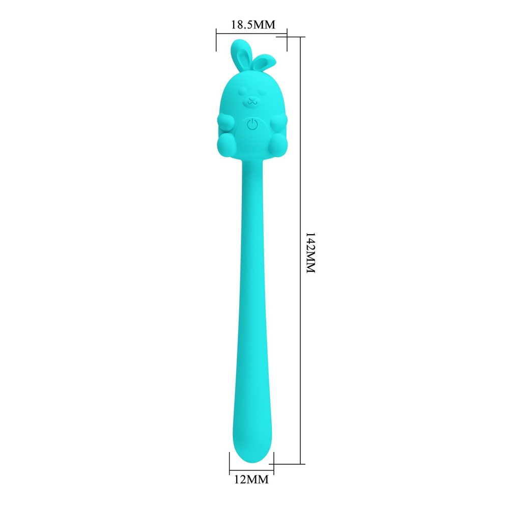 Stymulator łechtaczki Cute Bunny Pretty Love silikonowy 7 wibracji USB