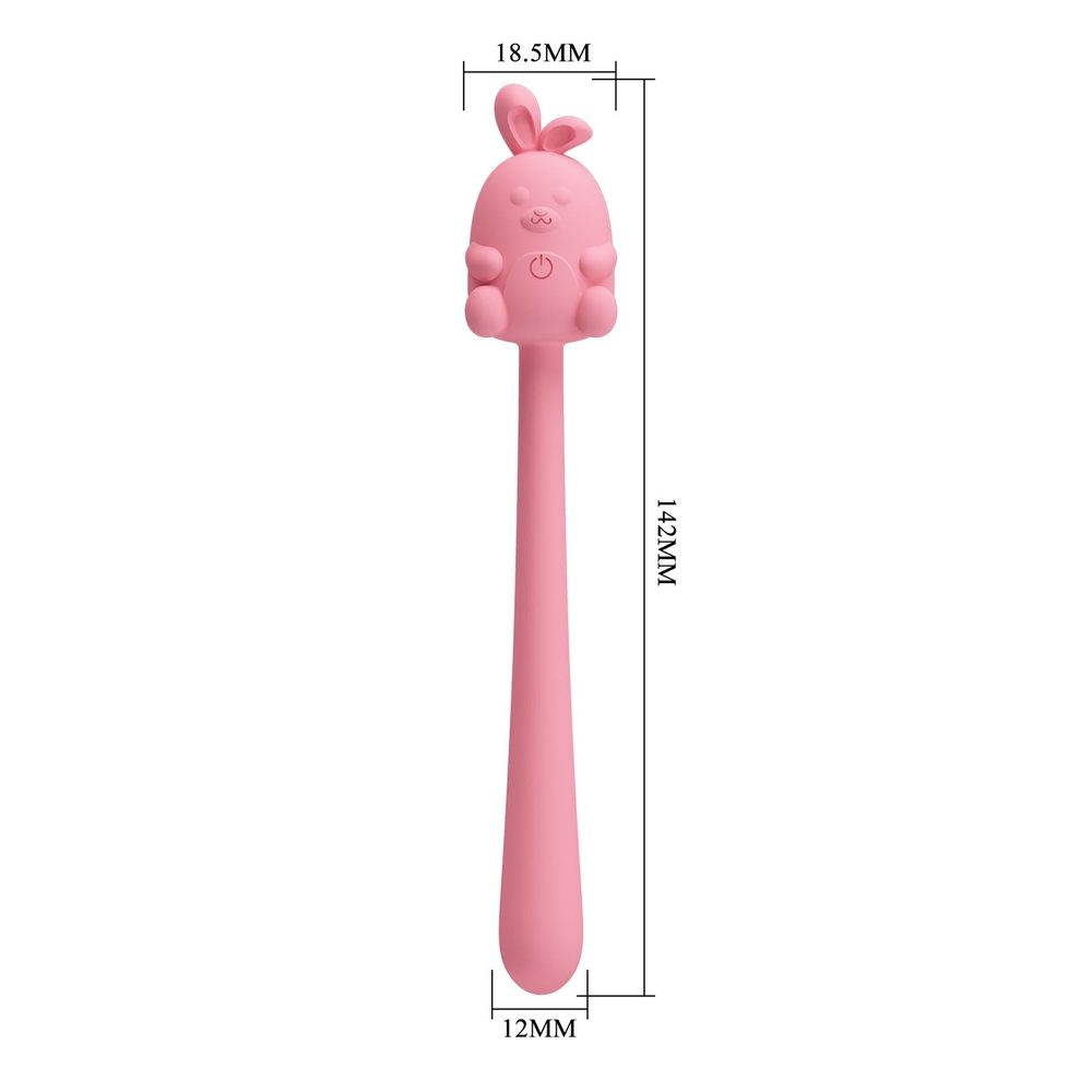 Stymulator łechtaczki Pretty Love Cute Bunny silikonowy USB 7 wibracji