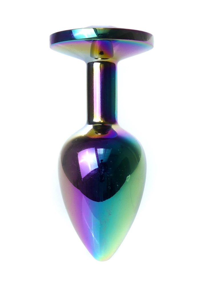 Korek analny ze stali nierdzewnej z diamencikiem MyLove Toys 7 cm