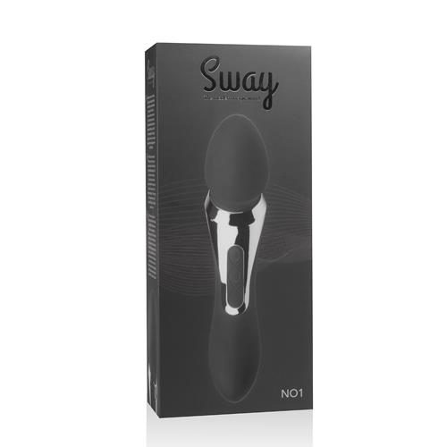 Wibrator różdżka Sway Vibes Wand silikonowy czarny USB