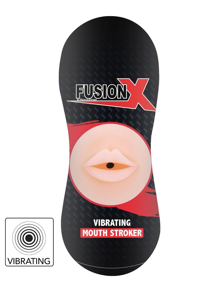 Masturbator wibrujący usta Hidden Desire jasny 18 cm