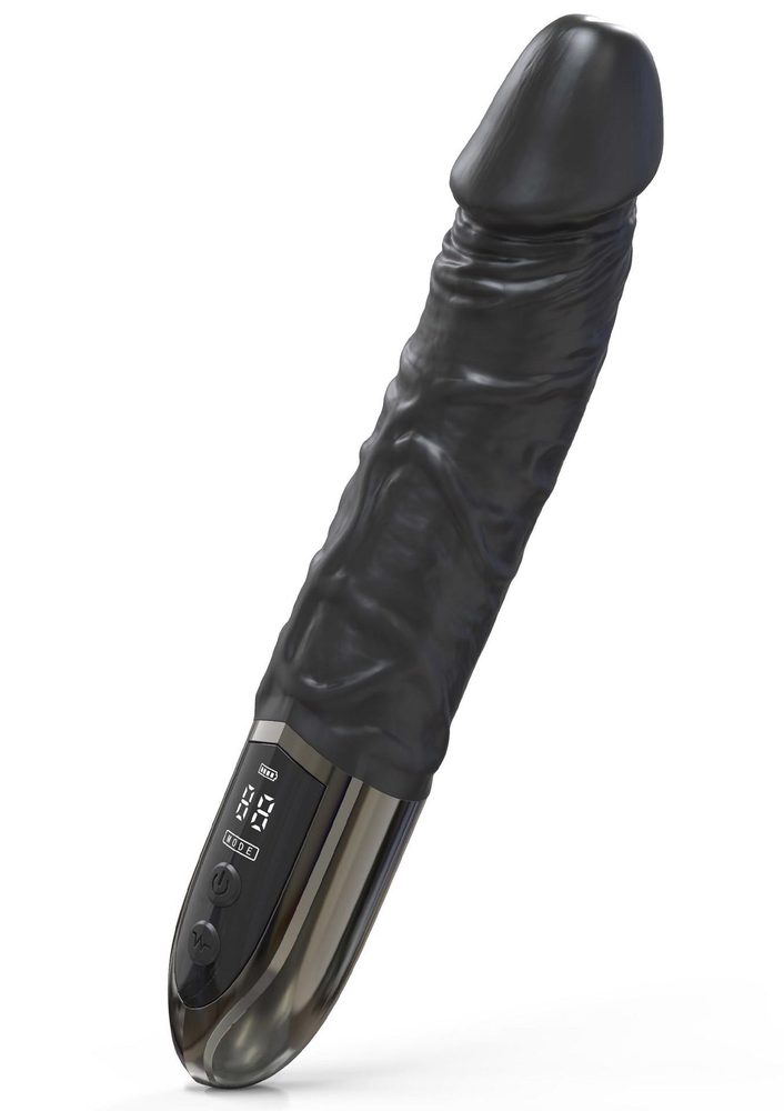 Wibrator analny Hidden Desire silikonowy 24,5 cm czarny 12 trybów