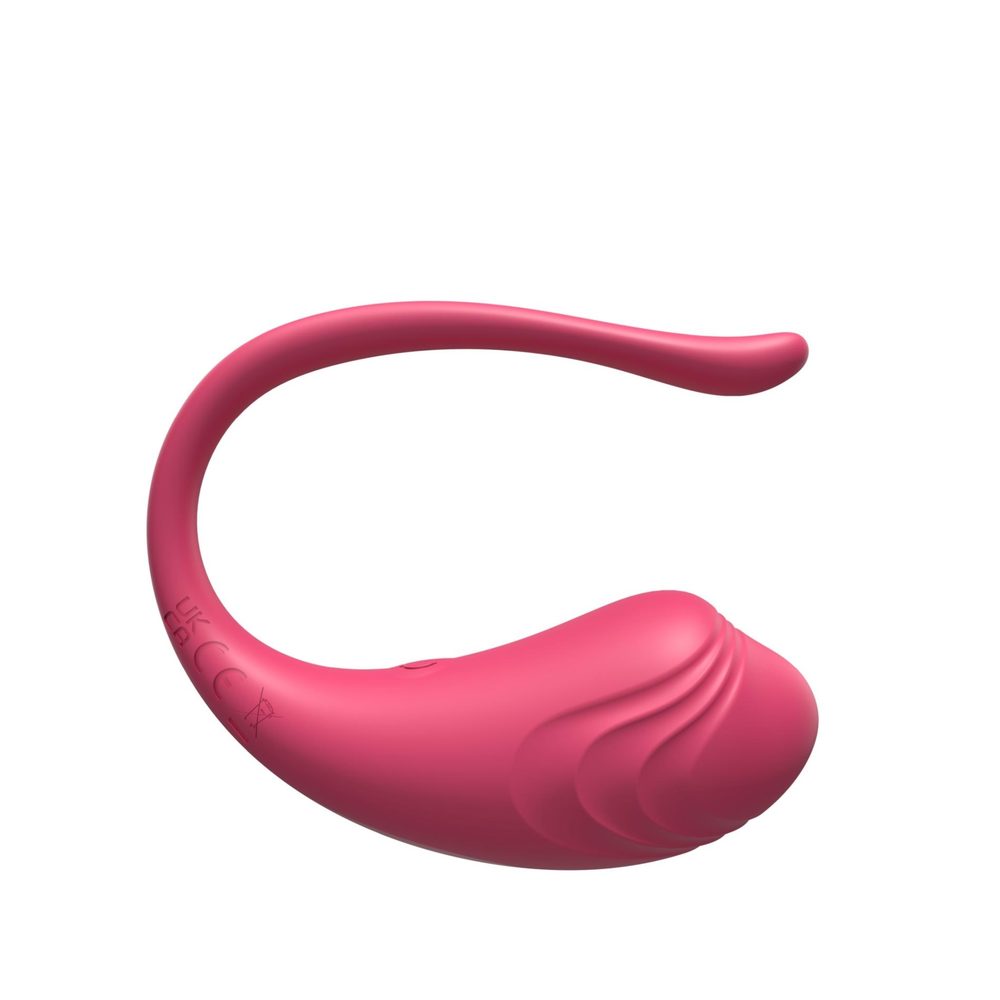 Jajeczko wibrujące App Love z aplikacją czerwone silikonowe 9,6 cm