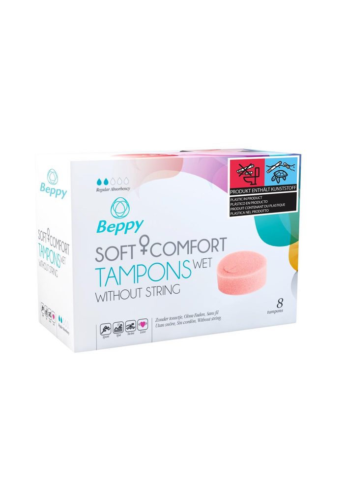 Tampony Beppy Soft Comfort Wet 8 sztuk naturalne