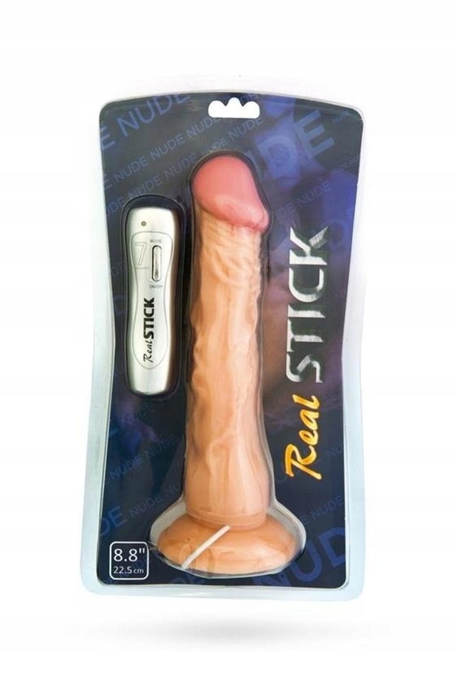 Wibrator realistyczny RealStick Nude TOYFA 22.5 cm 7 trybów