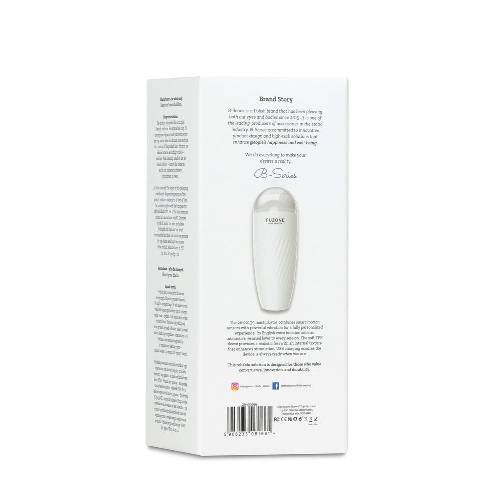 Sensoryczny masturbator wibrujący USB B-Series Lyla