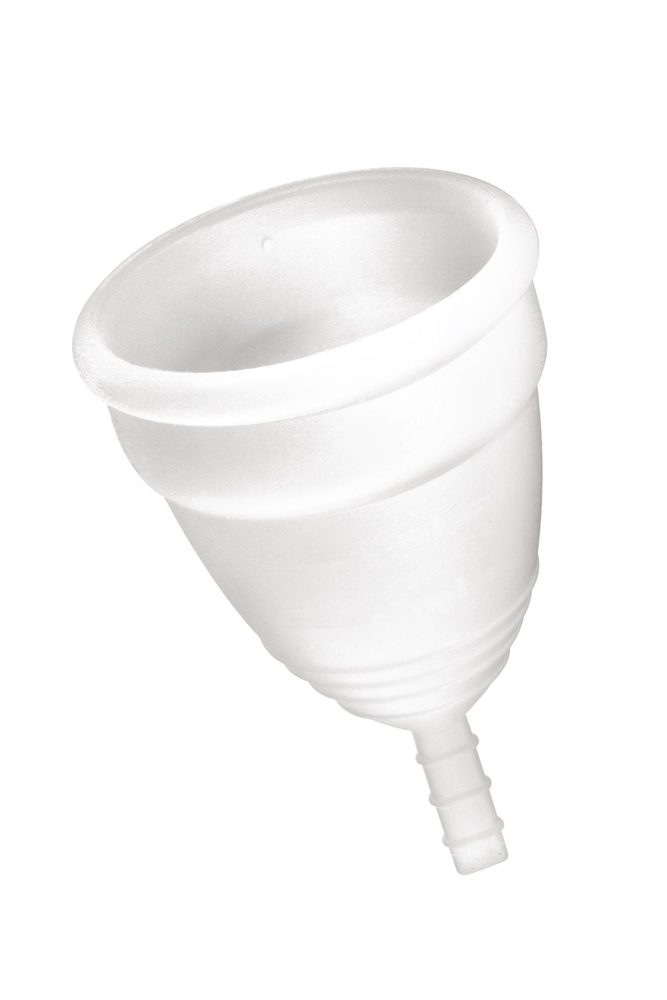 Kubeczek menstruacyjny Yoba silikonowy biały L 77 mm