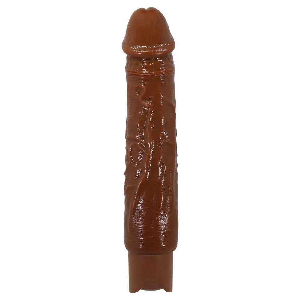 Realistyczny wibrator dildo Pretty Love Rufus brązowy USB