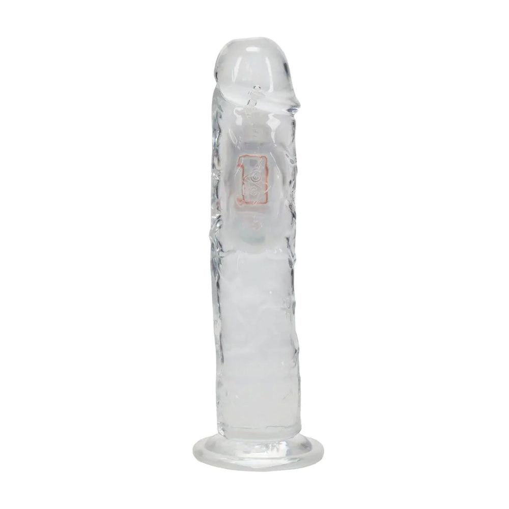 Wibrator realistyczny RealRock przezroczysty 22 cm