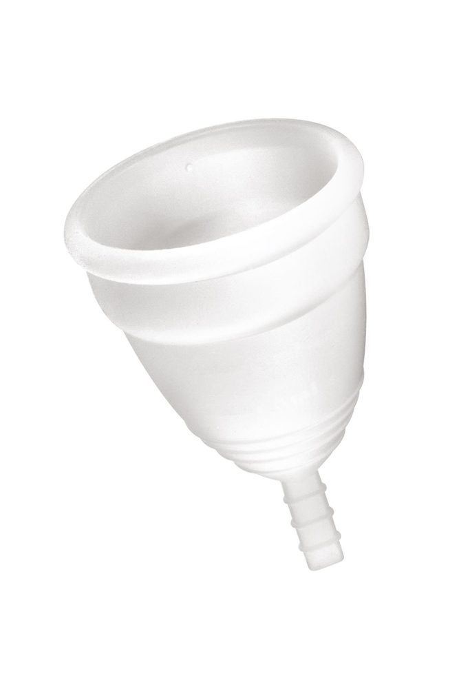 Kubeczek menstruacyjny Yoba biały S silikonowy 70 mm