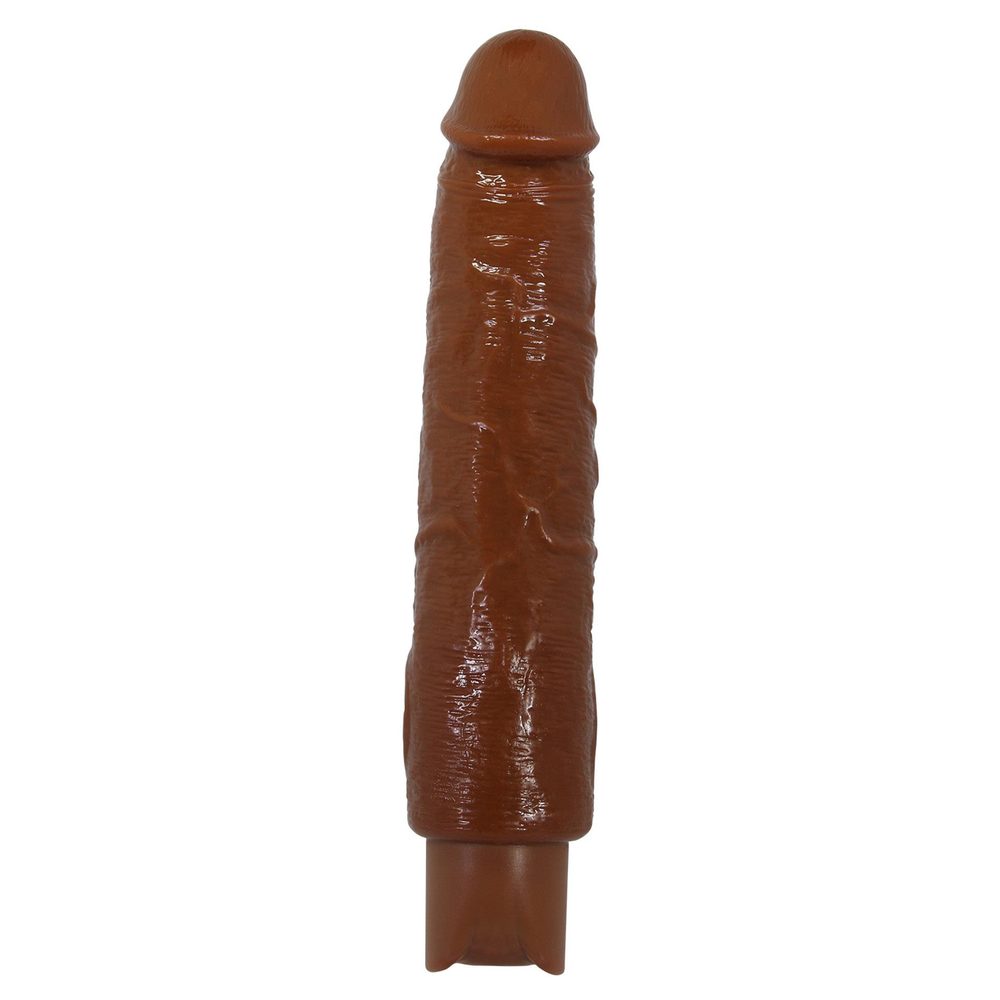 Realistyczny wibrator dildo Pretty Love Soren brązowy USB
