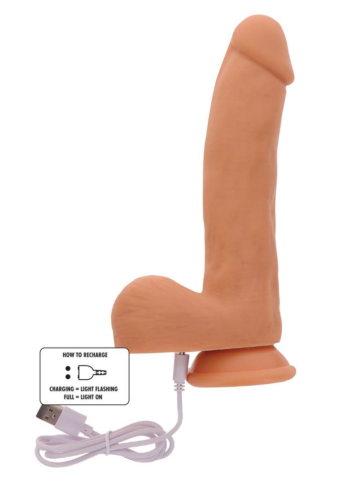 Wibrator realistyczny ToyJoy silikonowy z pilotem 19.5 cm