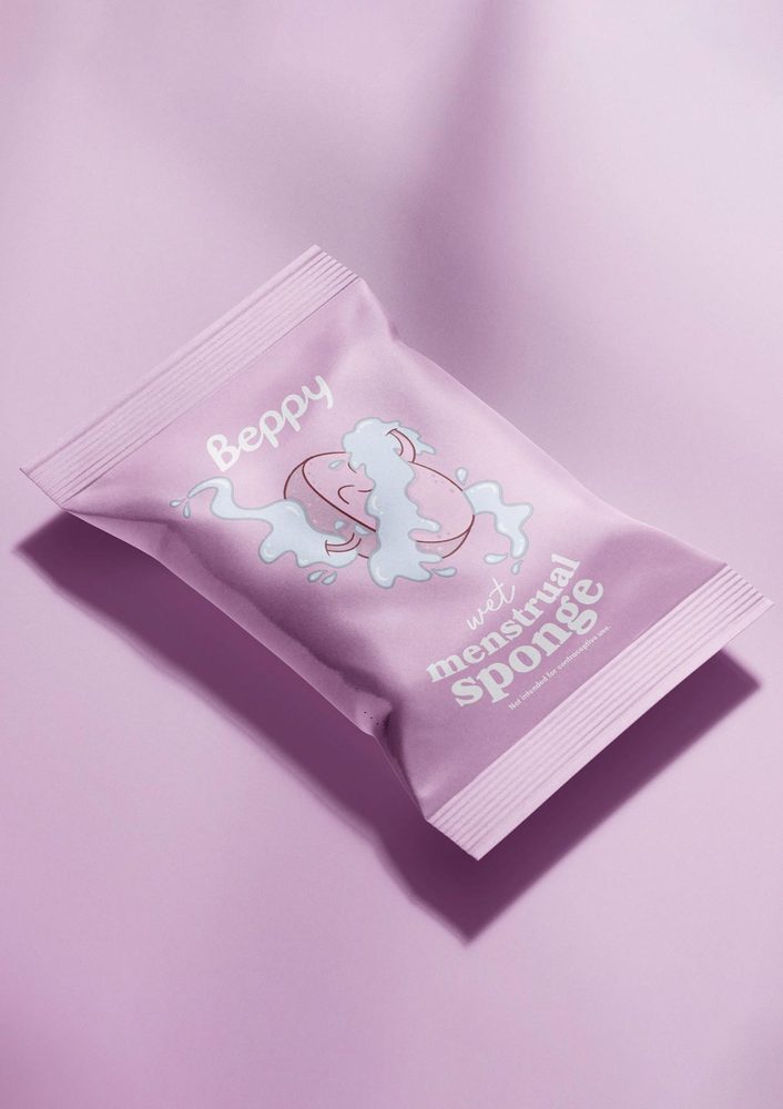 Gąbka analna Beppy Soft Comfort mokra 4 sztuki naturalna