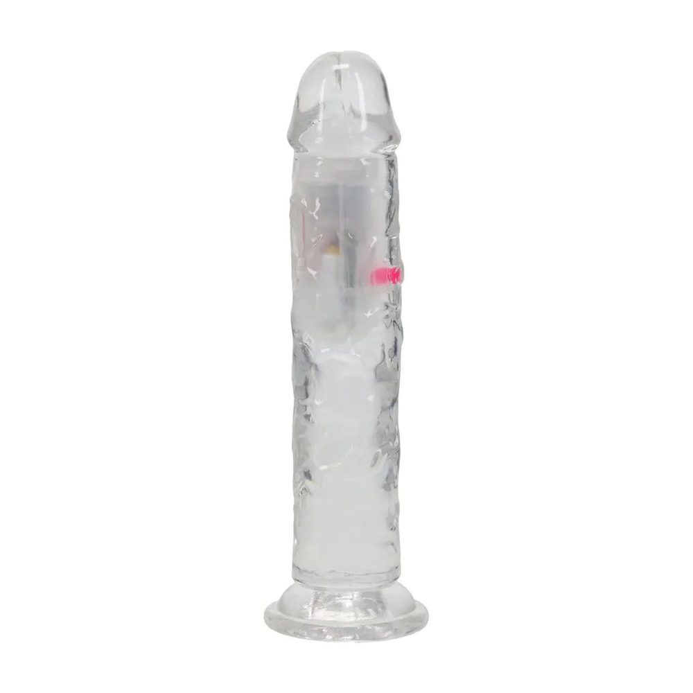 Wibrator realistyczny RealRock przezroczysty 20 cm