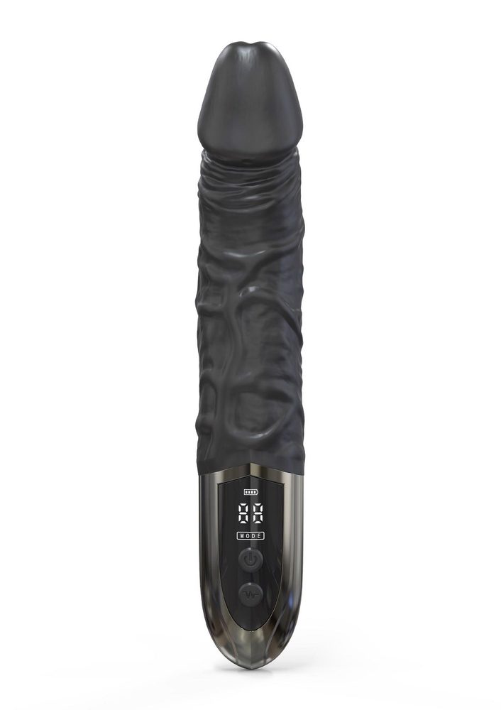 Wibrator analny Hidden Desire silikonowy 24,5 cm czarny 12 trybów