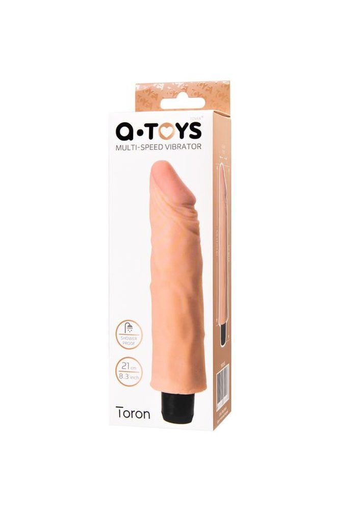 Wibrator realistyczny A TOYS TPE 19 cm