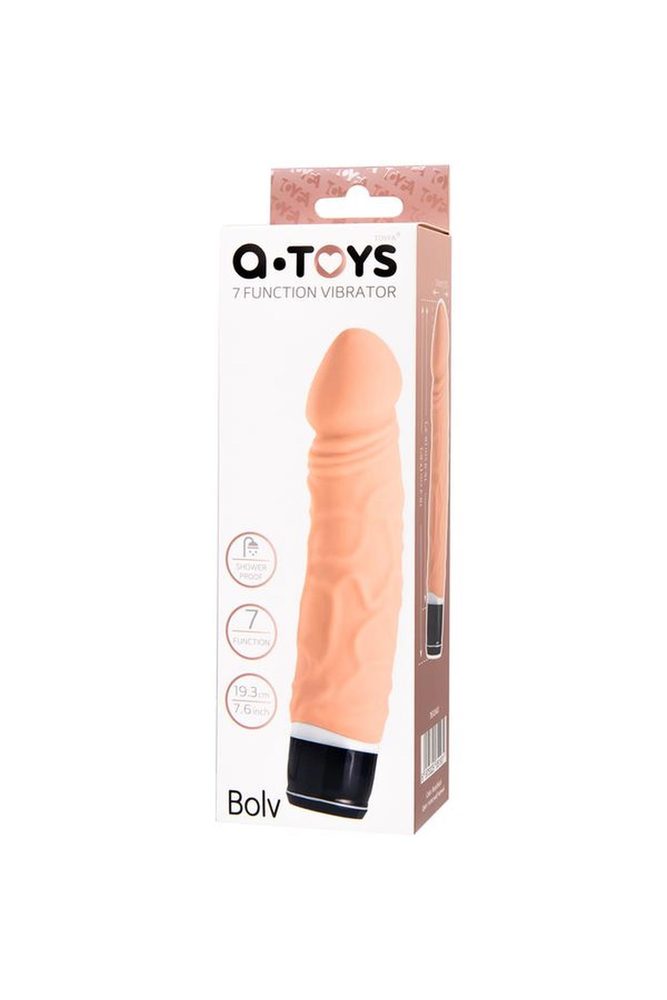 Wibrator realistyczny silikonowy A-Toys Bolv 16 cm