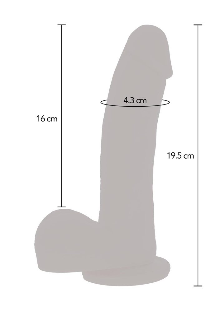 Wibrator realistyczny ToyJoy silikonowy z pilotem 19.5 cm