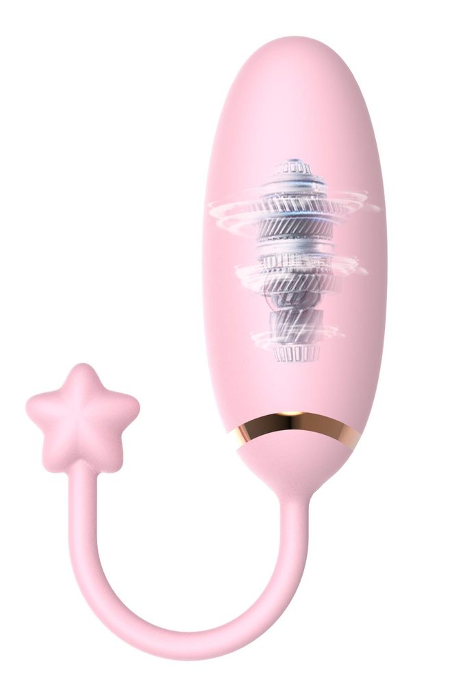 Jajko wibrujące z aplikacją B Series Cute silikonowe 8 cm