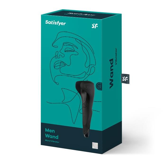 Masturbator wibracyjny Satisfyer Men Wand czarny USB 20 cm