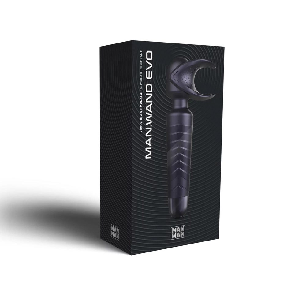 Masturbator wibrujący Man.wand EVO czarny 20 cm