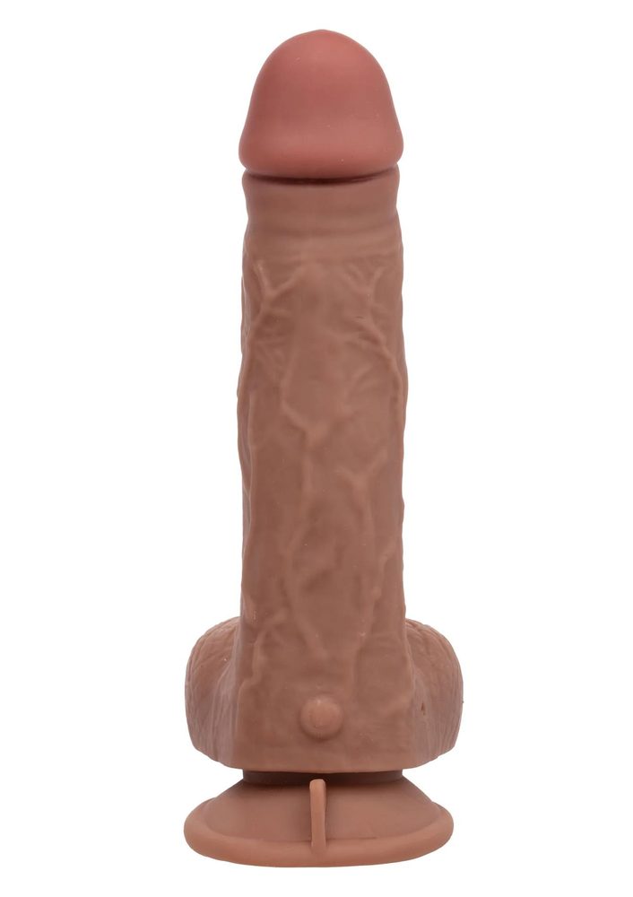 Wibrator realistyczny Thrusting Jack Hammer Calexotics karmelowy 21 cm