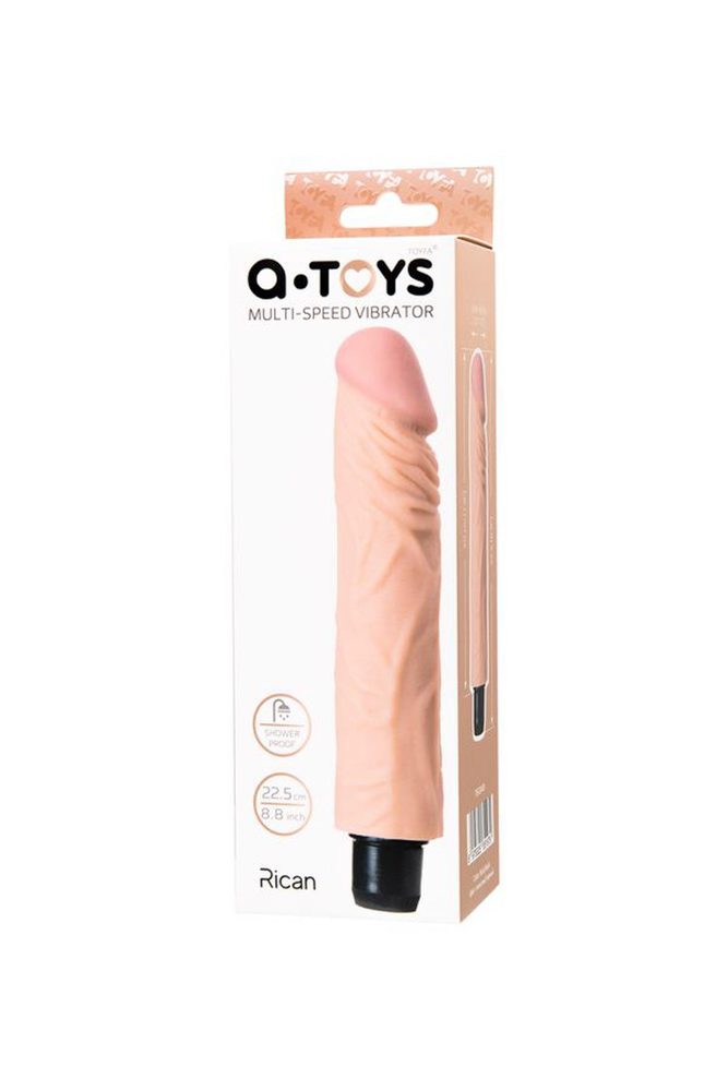 Wibrator realistyczny A-Toys cielisty 22 cm