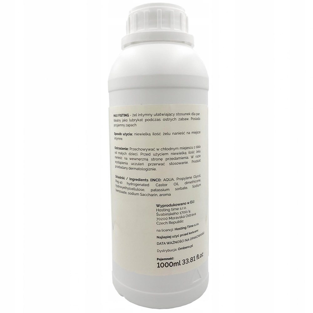Żel do fistingu LoveStim MAX 1000 ml
