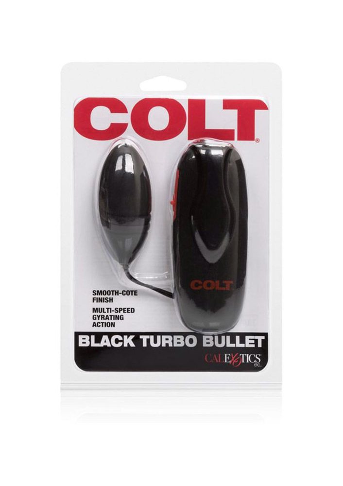 Jajko wibrujące COLT Turbo Bullet czarny 7.5 cm