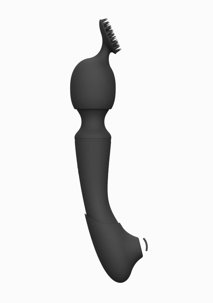 Stymulator łechtaczki Vive Nami czarny silikonowy USB