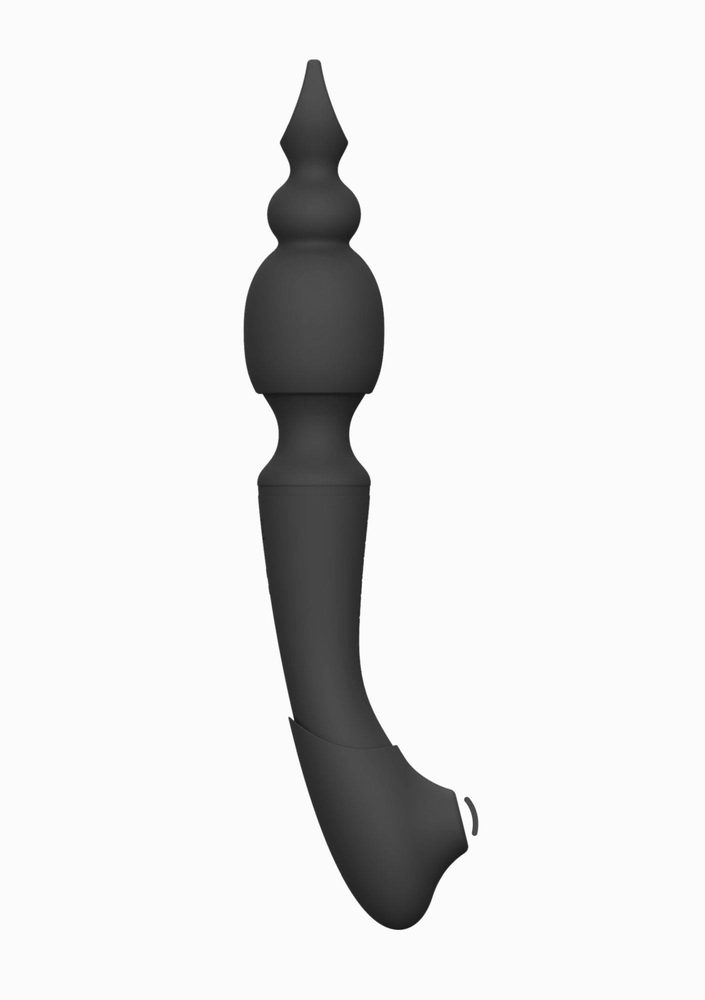 Stymulator łechtaczki Vive Nami czarny silikonowy USB