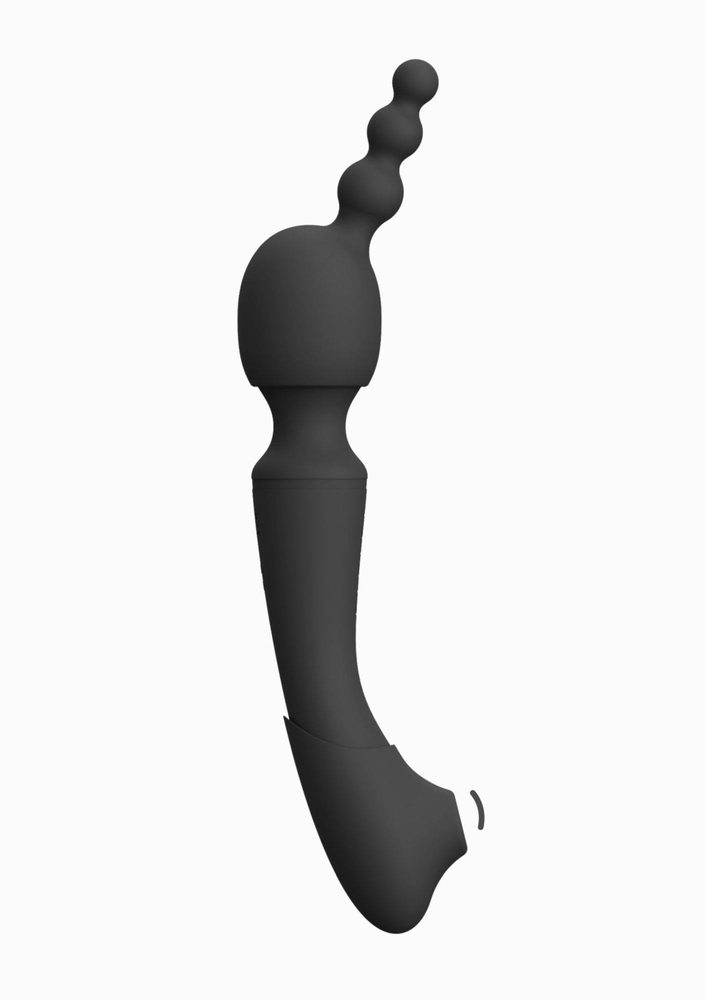Stymulator łechtaczki Vive Nami czarny silikonowy USB